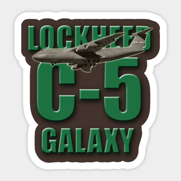 Lockheed C-5 Galaxy Sticker by Caravele